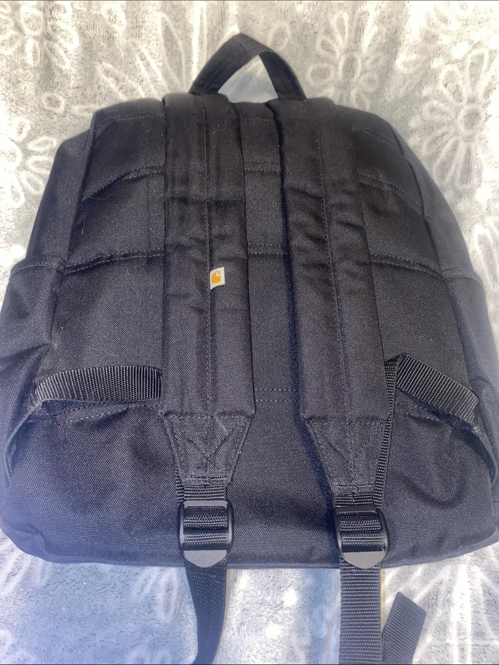 Carhartt Black Everyday Backpack with Front and Side Pockets
